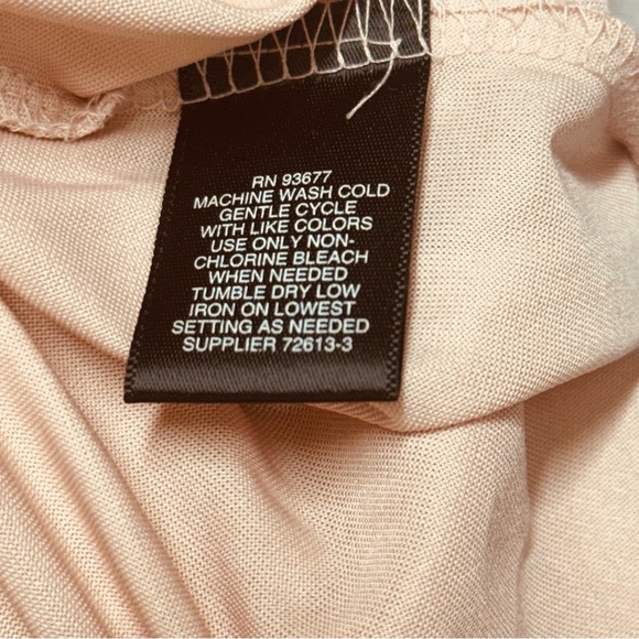 NWOT Light Pink Liz Claiborne 2-Piece Tank Top & Blouse Set, Women's Size XL - Picture 6 of 6